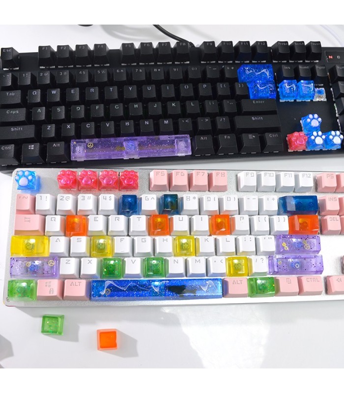 Molde de silicona para teclado mecánico