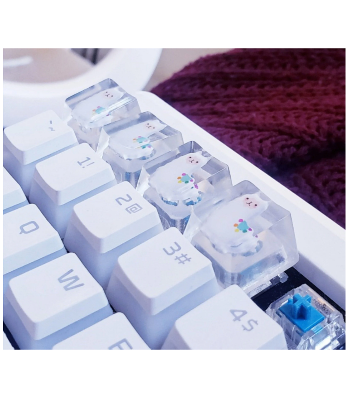 Molde de silicona para teclado mecánico