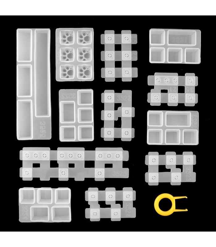 Molde de silicona para teclado mecánico
