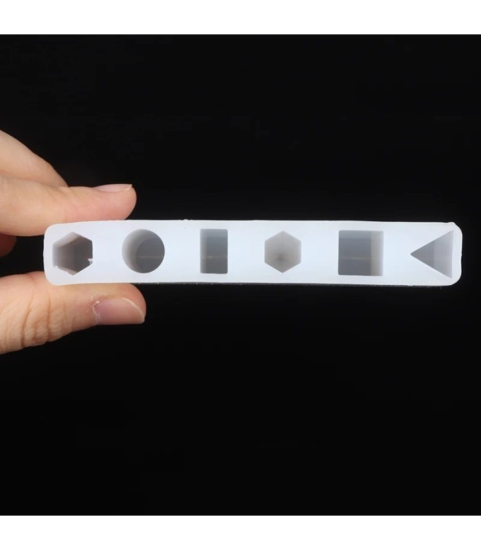 Molde de silicona geometrica 90x40mm