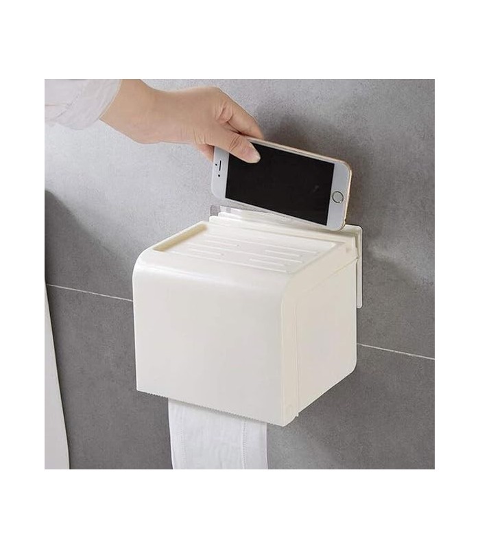 Porta papel con adhesivo