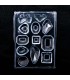 Molde de silicona para dije extra brillo