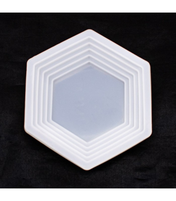 Molde de silicona plato geométrico 160x160mm