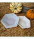 Molde de silicona plato geométrico 160x160mm