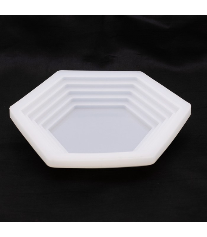 Molde de silicona plato geométrico 160x160mm