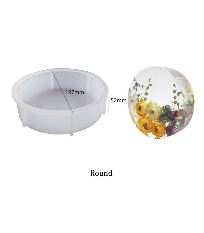 Molde de silicona circular 197x52mm