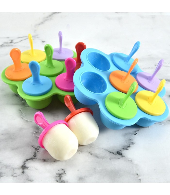Molde de silicona para helado 7 divisorias