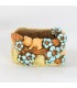 Maceta diseño oso con flor 11cm