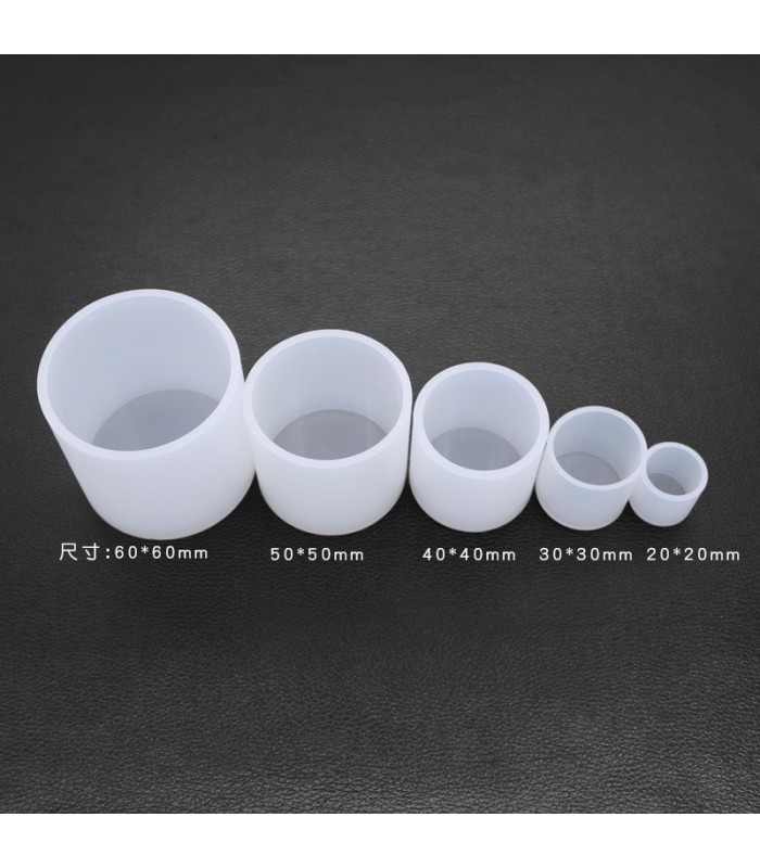 Molde de silicona cilindrica 6x6cm