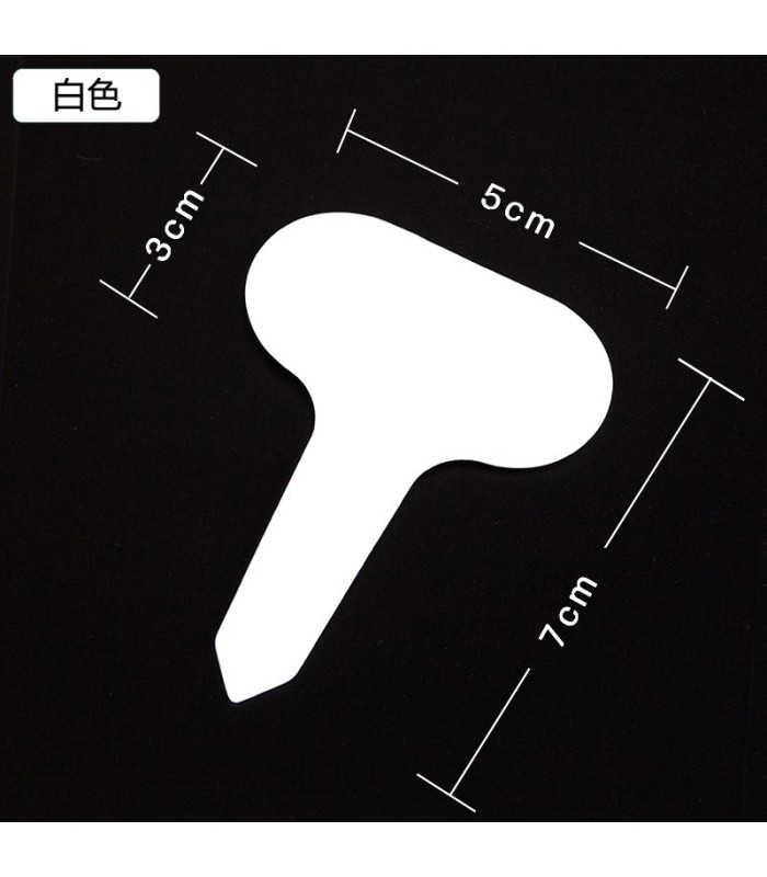 Etiqueta plastico para nombre de plantas 100pc