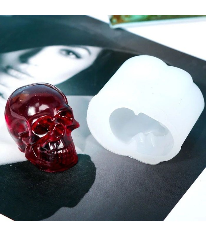 Molde de silicona mini calavera 35x25cm