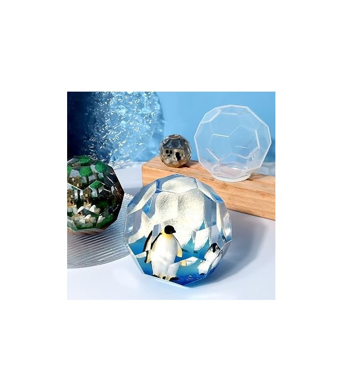 Molde de silicona esfera geométrica 63mm