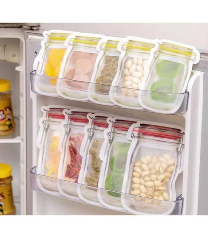 Bolsa con cierre hermetico 10pc 24x15cm