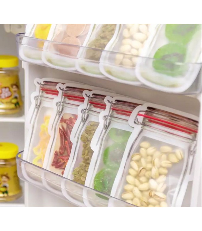 Bolsa con cierre hermetico 10pc 24x15cm