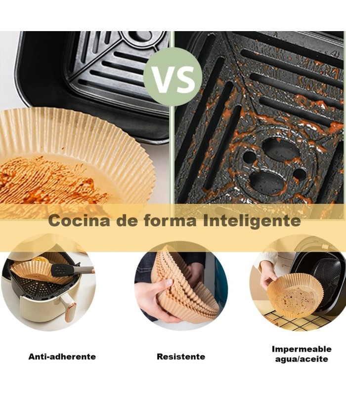 Papel absorbente para AIR FRYER 50 papeles