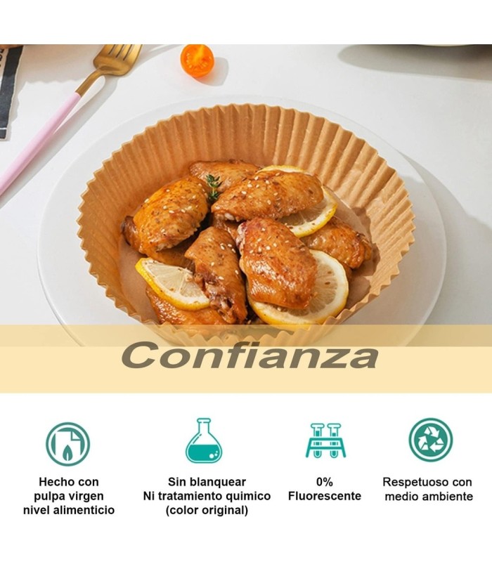 Papel absorbente para AIR FRYER 50 papeles
