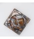 Molde de silicona cenicero cuadrado 15.5x2.8cm