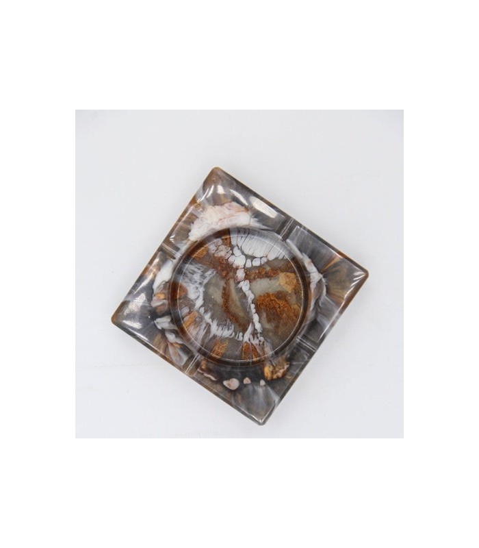 Molde de silicona cenicero cuadrado 15.5x2.8cm