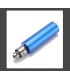 Mini torno regulable con mandril + fuente 12V azul