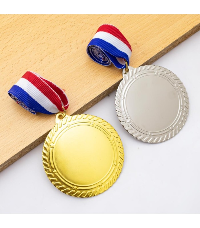 MEDALLA METALICA ESTRELLA ORO