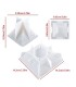 Molde de silicona pirámide 3D 14.2x14.2cm