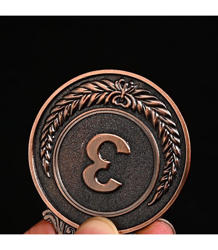 MEDALLA METALICA PUESTO 3 BRONCE 6.5CM