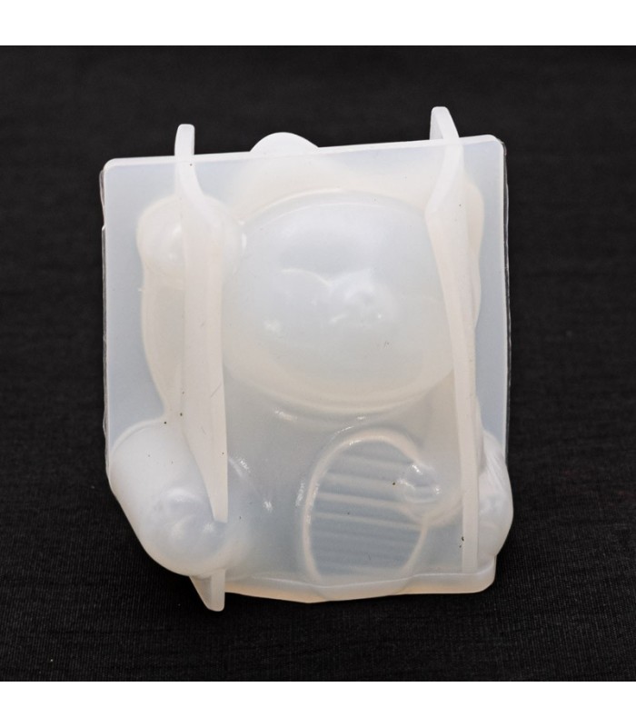 Molde de silicona gato de la suerte 6x7cm