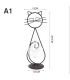 Porta planta diseño de gato