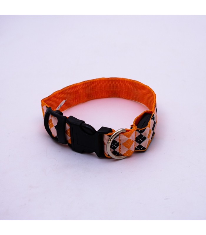 Collar para perro a cuadro con luz 43cm