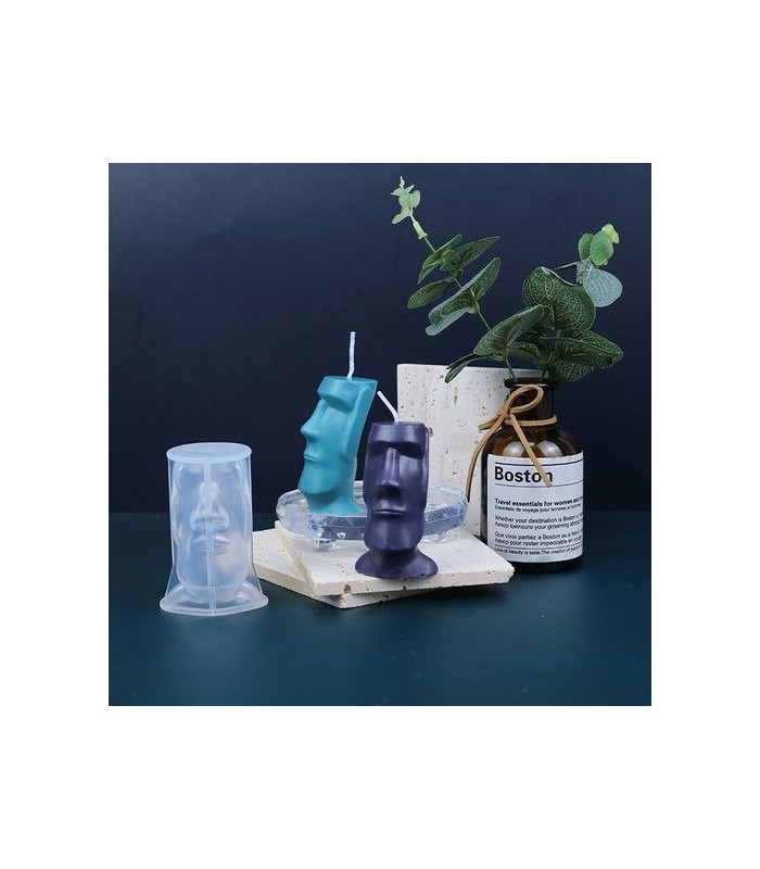 Molde de silicona Moai 50x73mm