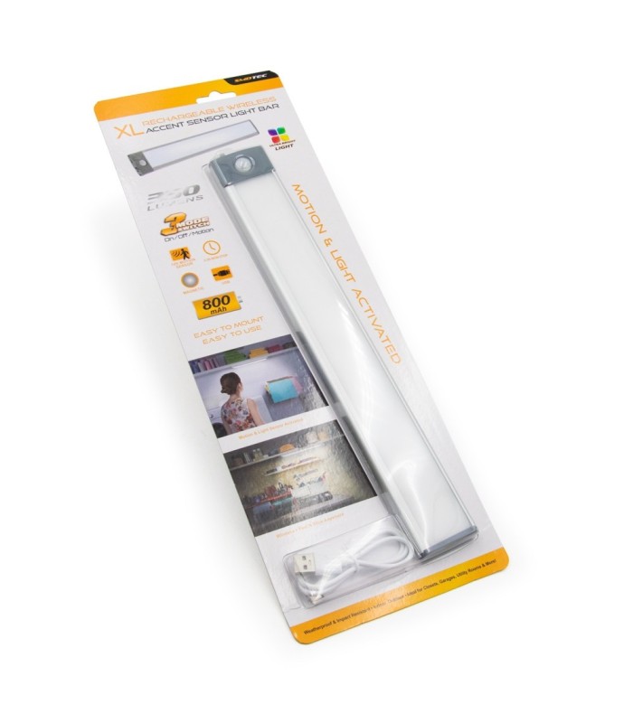 Barra LED inalambrico con sensor de movimiento