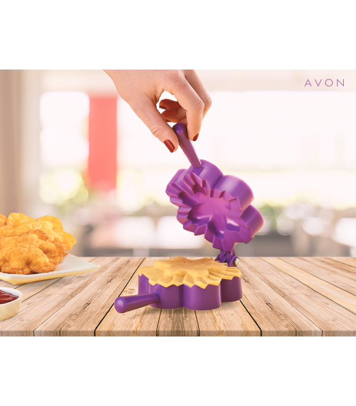Molde para empanada de diseño flor