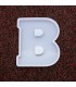 Molde de silicona letra B 180mmx145mm