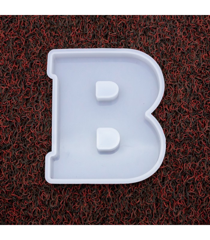 Molde de silicona letra B 180mmx145mm