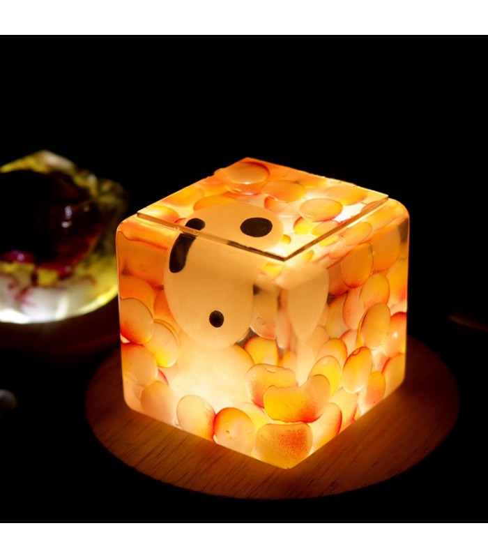 Molde de silicona cubo 6x6cm esquina redondeado