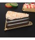 Molde para torta metalizado 100pc triangulo