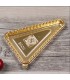 Molde para torta metalizado 100pc triangulo