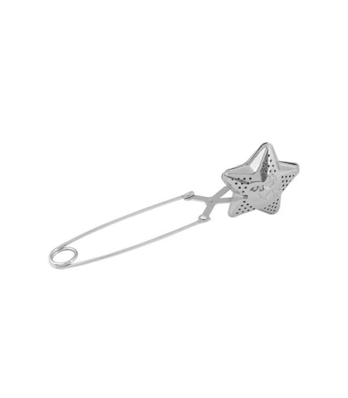 Colador de té acero inoxidable forma estrella