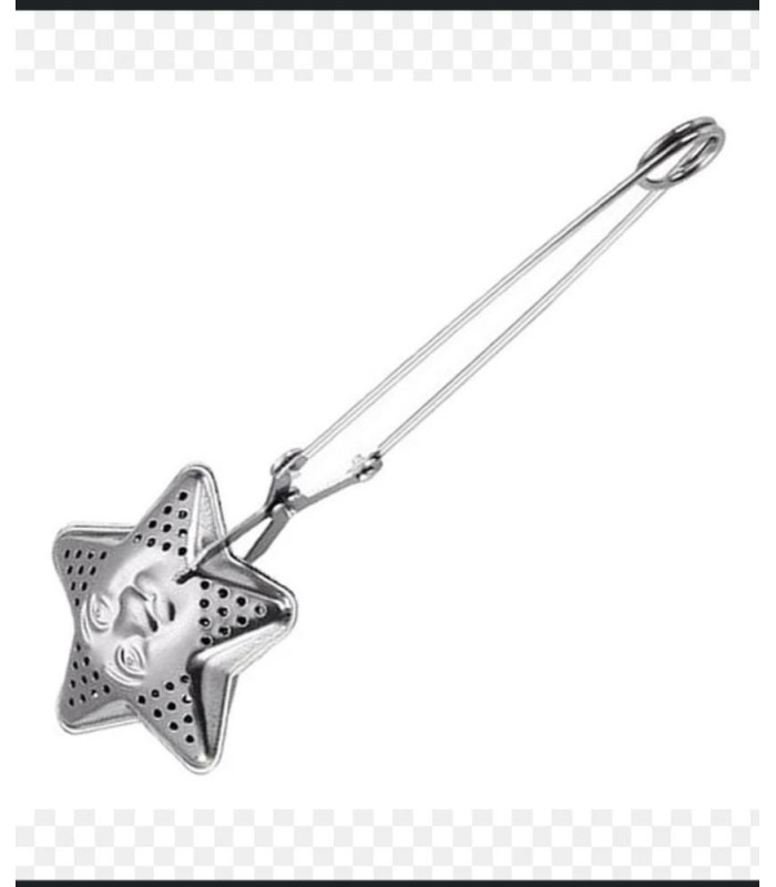 Colador de té acero inoxidable forma estrella