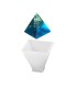 Molde de silicona piramide 3D 95mm