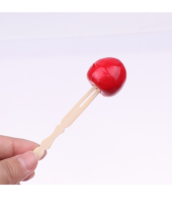 Mini tenedor de bambu 45PC