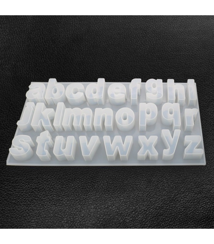 Molde de silicona ABC minúscula 37x20.5x2.5cm