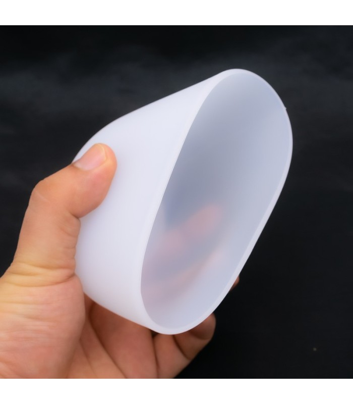 Molde de silicona cubo semicilindro 9.3x8cm