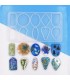 Molde de silicona formas colgantes 169x93mm
