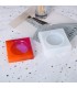 Molde de silicona cenicero cuadrado 10.6x10.6x2.7c