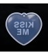 Molde de silicona colgante corazón 67x60mm