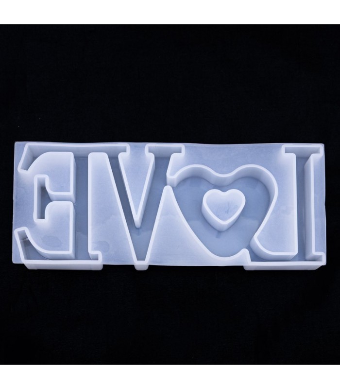 Molde de silicona LOVE 21x8.8cm