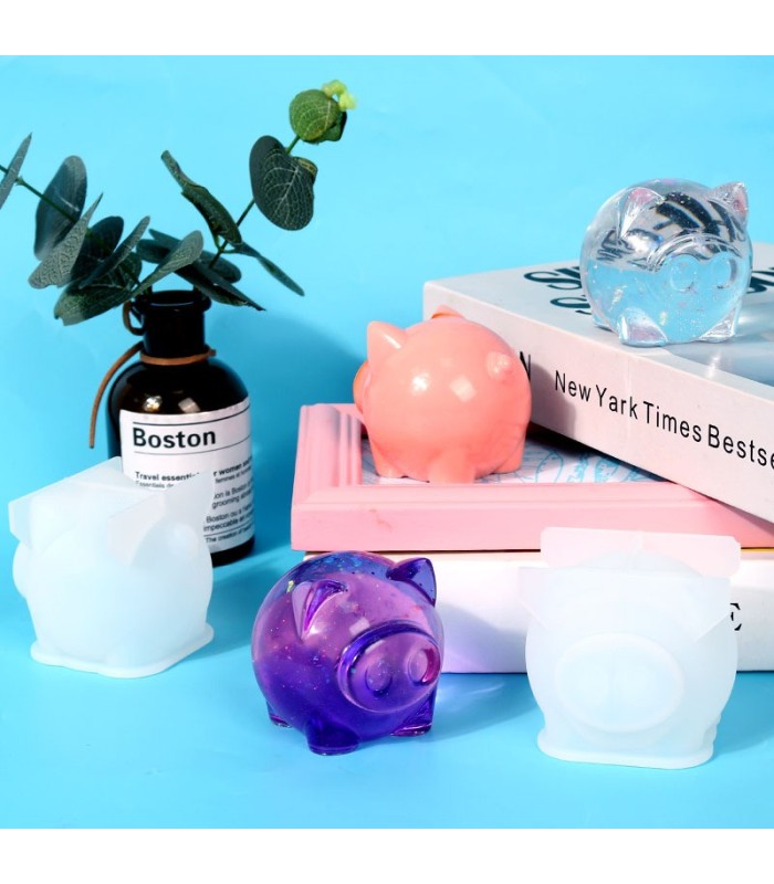 Molde de silicona cerdito 6x5.5cm