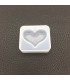 Molde de silicona corazón 3D 48x42x11mm