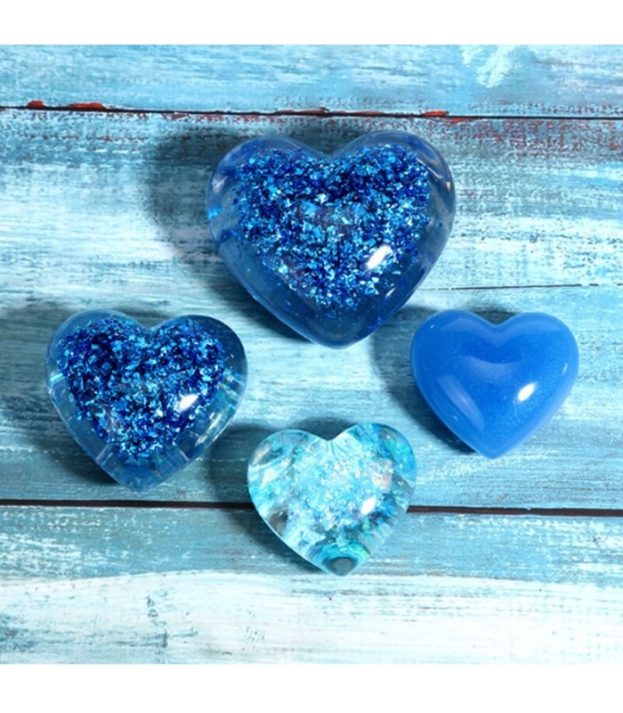 Molde de silicona corazón 3D 46x54x27mm
